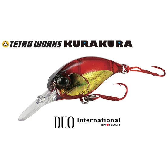 Vobler DUO Tetra Works Kurakura SF, GBA0291 Red Isome, 3cm, 2.5g